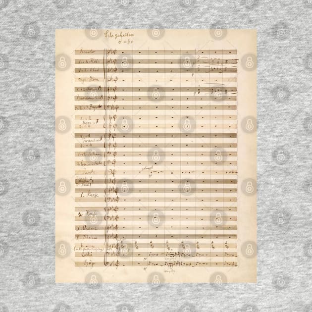 Mahler | The Song of Lament (Das klagende Lied) | Original manuscript score 1 (1 of 2) by Musical design